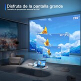 Draagbare Mini-projector HD 1080P WiFi/Bluetooth - 34% Korting