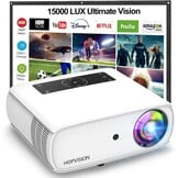 Draagbare Beamer 4K 1080P Full HD - 9500 Lumen | Bluetooth, 200 inch