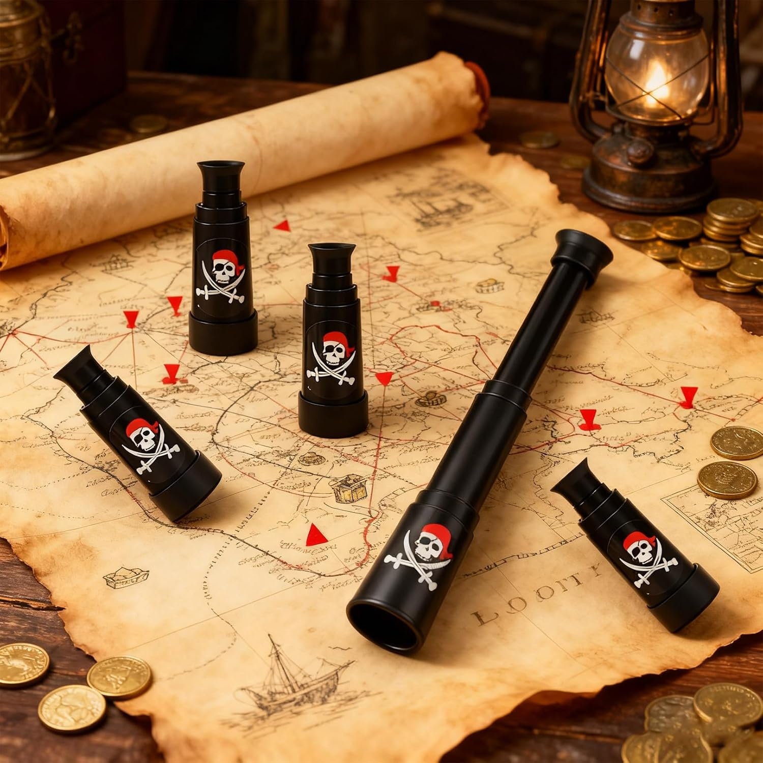 Kinder Telescoop als Piratenaccessoire - 34% Korting
