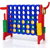 Reuze Vier op een Rij Speelset (Blauw/Rood) - 34% Korting!