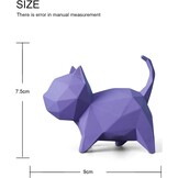 Set van 5 Moderne Kattenbeeldjes - Hars Decoratie - 34% Korting
