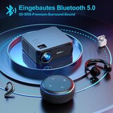 Full HD Beamer 1080p 9500 Lumen met 5G WiFi & Bluetooth | 35% Korting