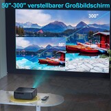 Full HD Beamer 1080p 9500 Lumen met 5G WiFi & Bluetooth | 35% Korting