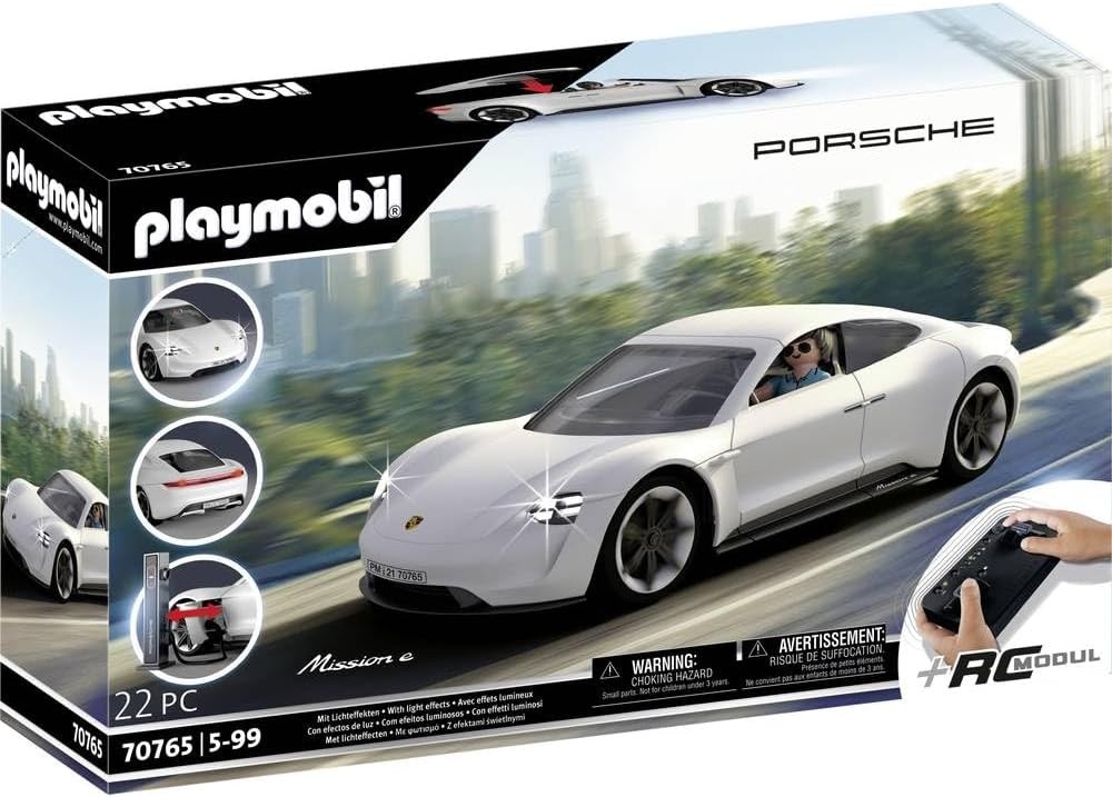 Playmobil Porsche Mission E 70765 Speelgoedauto met Lichteffecten, 34% Korting