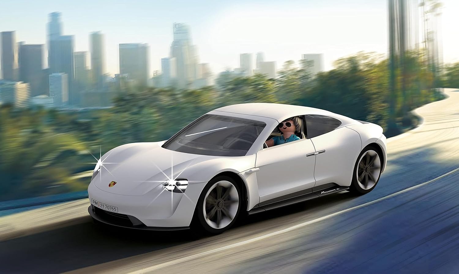 Playmobil Porsche Mission E 70765 Speelgoedauto met Lichteffecten, 34% Korting