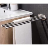 Dubbele Handdoekhouder RVS Geborsteld 40cm - 73% Korting
