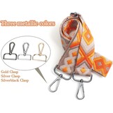 Verstelbare Schouderriem Tasriem (Oranje, 75-135cm, 3.8cm breed) 73% Korting