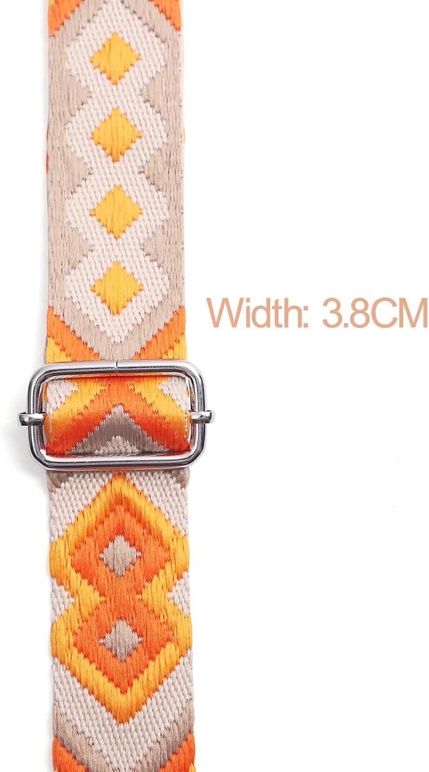 Verstelbare Schouderriem Tasriem (Oranje, 75-135cm, 3.8cm breed) 73% Korting