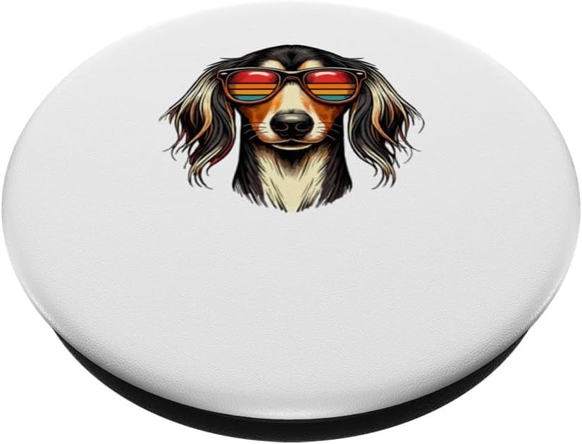 Telefoongrip Hond Zonnebril Retro - 74% Korting