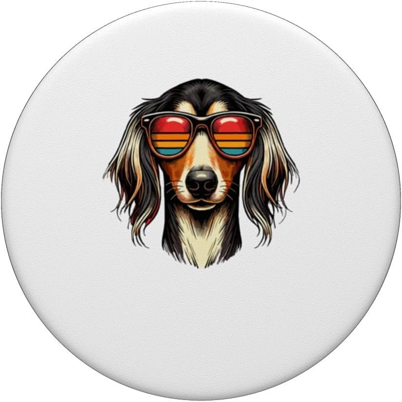 Telefoongrip Hond Zonnebril Retro - 74% Korting