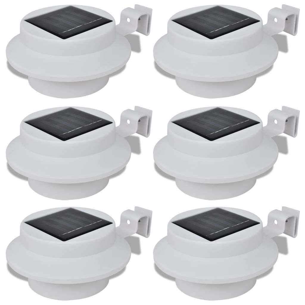 vidaXL Solar Buitenlamp Set 6x Wit - 34% Korting