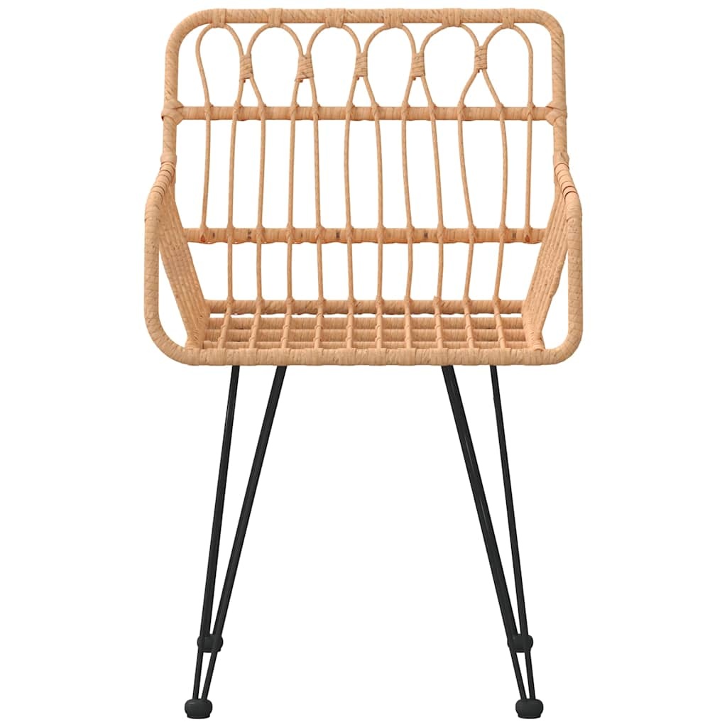 vidaXL Tuinstoelen (2 stuks) PE-rattan 56x64x80 cm - 34% Korting