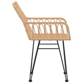 vidaXL Tuinstoelen (2 stuks) PE-rattan 56x64x80 cm - 34% Korting