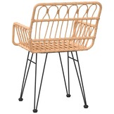 vidaXL Tuinstoelen (2 stuks) PE-rattan 56x64x80 cm - 34% Korting