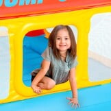 Opblaasbaar Springkasteel Speelhuis 174x174x112 cm Meerkleurig - 34% Korting
