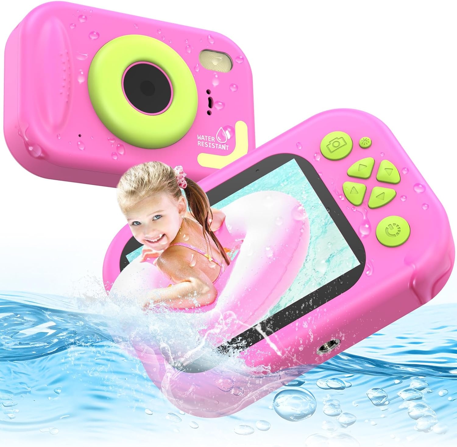 Kinder Onderwatercamera Uleway - Waterdicht, 1080P HD, 32GB SD-kaart, 57% Korting