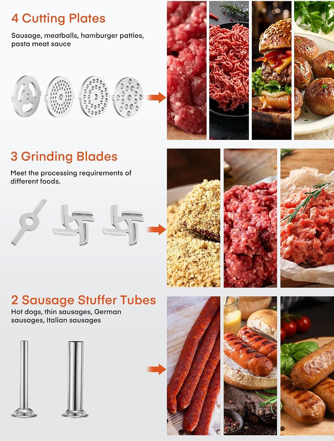 KitchenAid Vleesmolen Opzetstuk RVS | 33% Korting