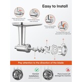 KitchenAid Vleesmolen Opzetstuk RVS | 33% Korting