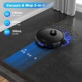 Robotstofzuiger Tikom L9000 Plus met dweilfunctie, LiDAR, 4000 Pa, 60 dagen zelflediging - 60% Korting!