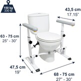 Verstelbare Toiletbeugel voor Ouderen & Gehandicapten - 35% Korting