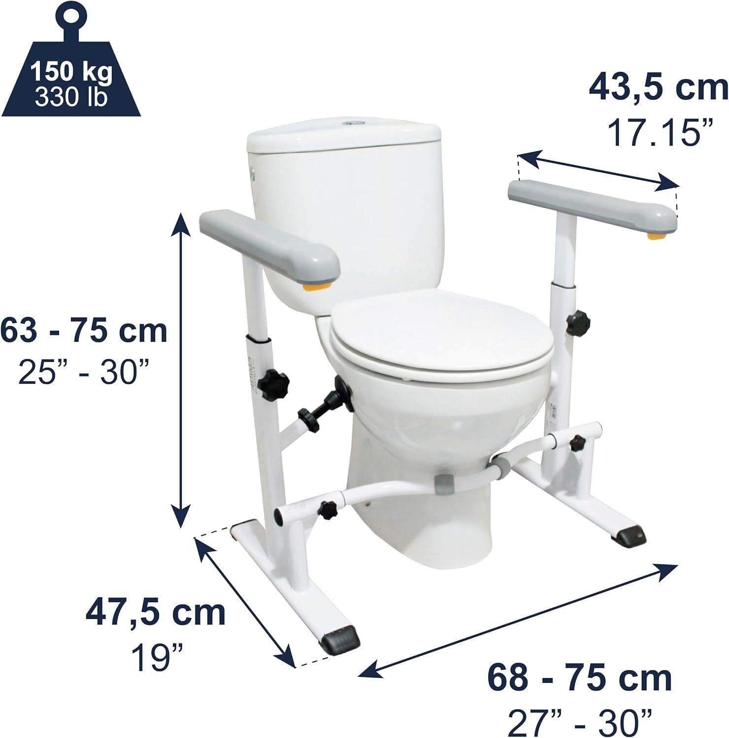 Verstelbare Toiletbeugel voor Ouderen & Gehandicapten - 35% Korting