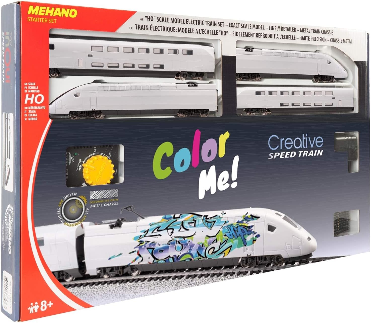 Mehano Creative T873 Treinset G-Schaal 3m Baan Grijs - 34% Korting