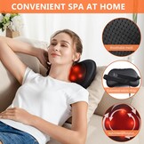 Brelley Nek & Rugmassageapparaat met Warmte - 33% Korting