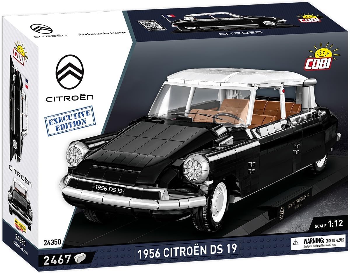 COBI Bouwset Citroën DS 19 (1956) - 2467 Delen, Zwart - 59% Korting!