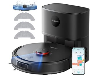 Airzeen Robotstofzuiger Q10 Pro - Zwart - 35% Korting
