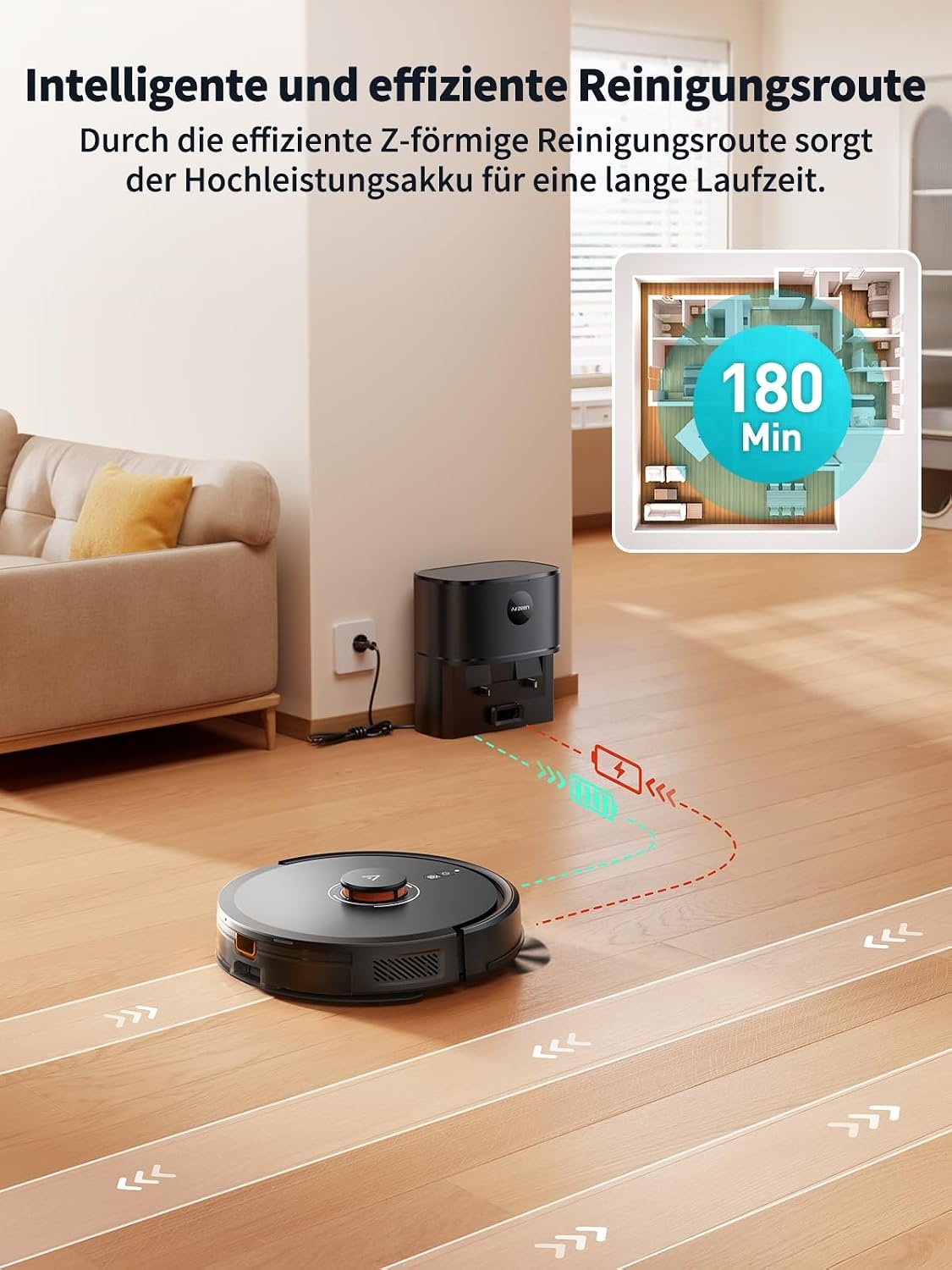 Airzeen Robotstofzuiger Q10 Pro - Zwart - 35% Korting