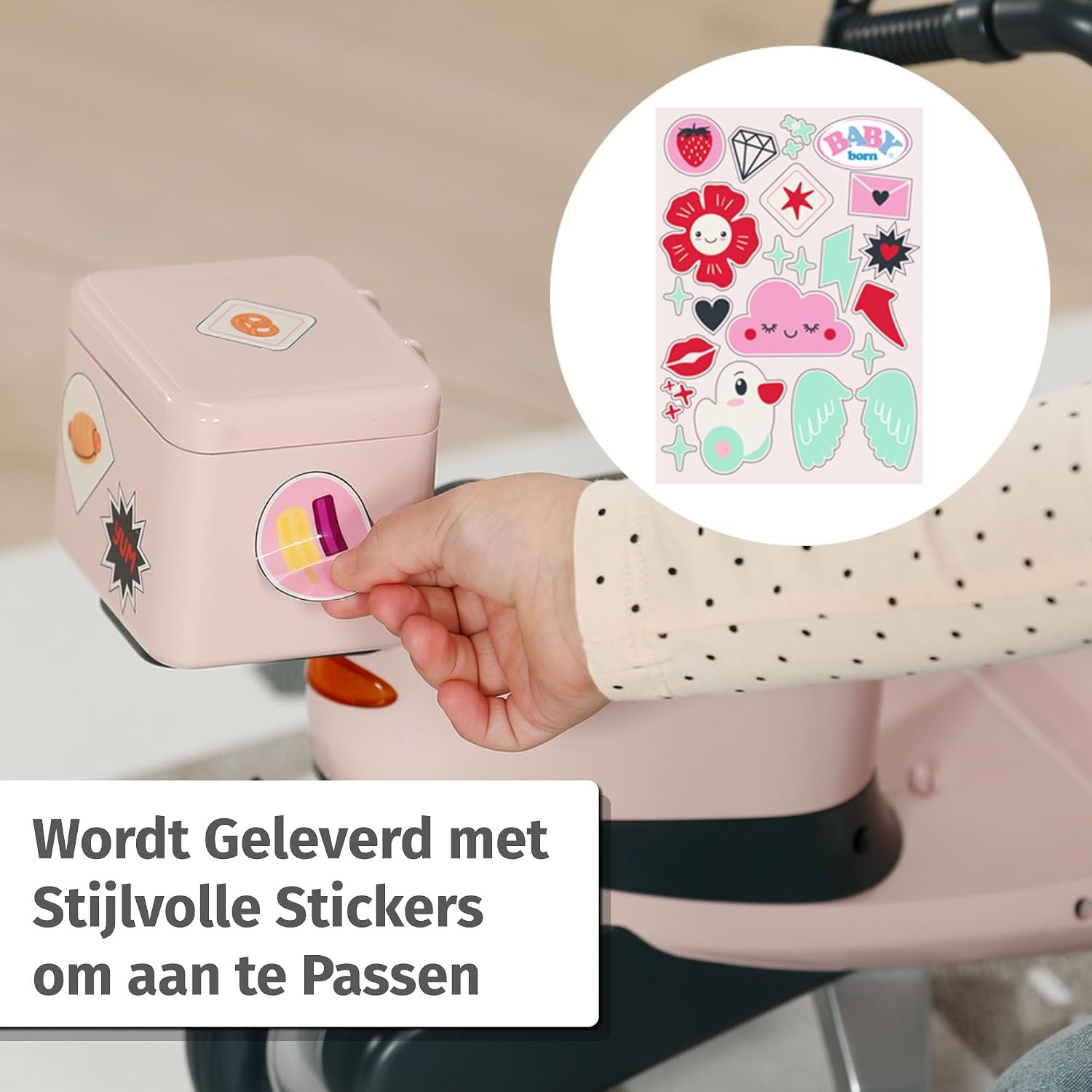 Elektrische Step BABY born met Afstandsbediening & Accessoires - 34% Korting