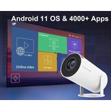 Draagbare Mini Beamer 1080P/4K, Android 11, WiFi 6, 34% Korting