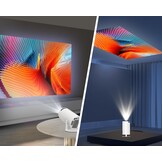 Draagbare Mini Beamer 1080P/4K, Android 11, WiFi 6, 34% Korting