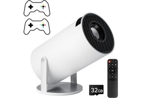 Draagbare 4K Game Beamer met 2 Joysticks, 52% Korting