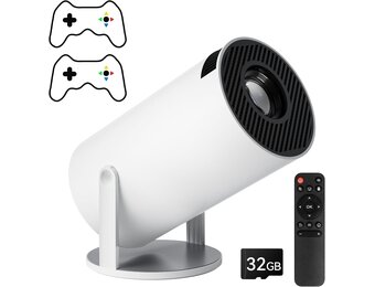 Draagbare 4K Game Projector met 2 Joysticks - 35% Korting
