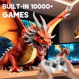 Draagbare 4K Game Projector met 2 Joysticks - 35% Korting