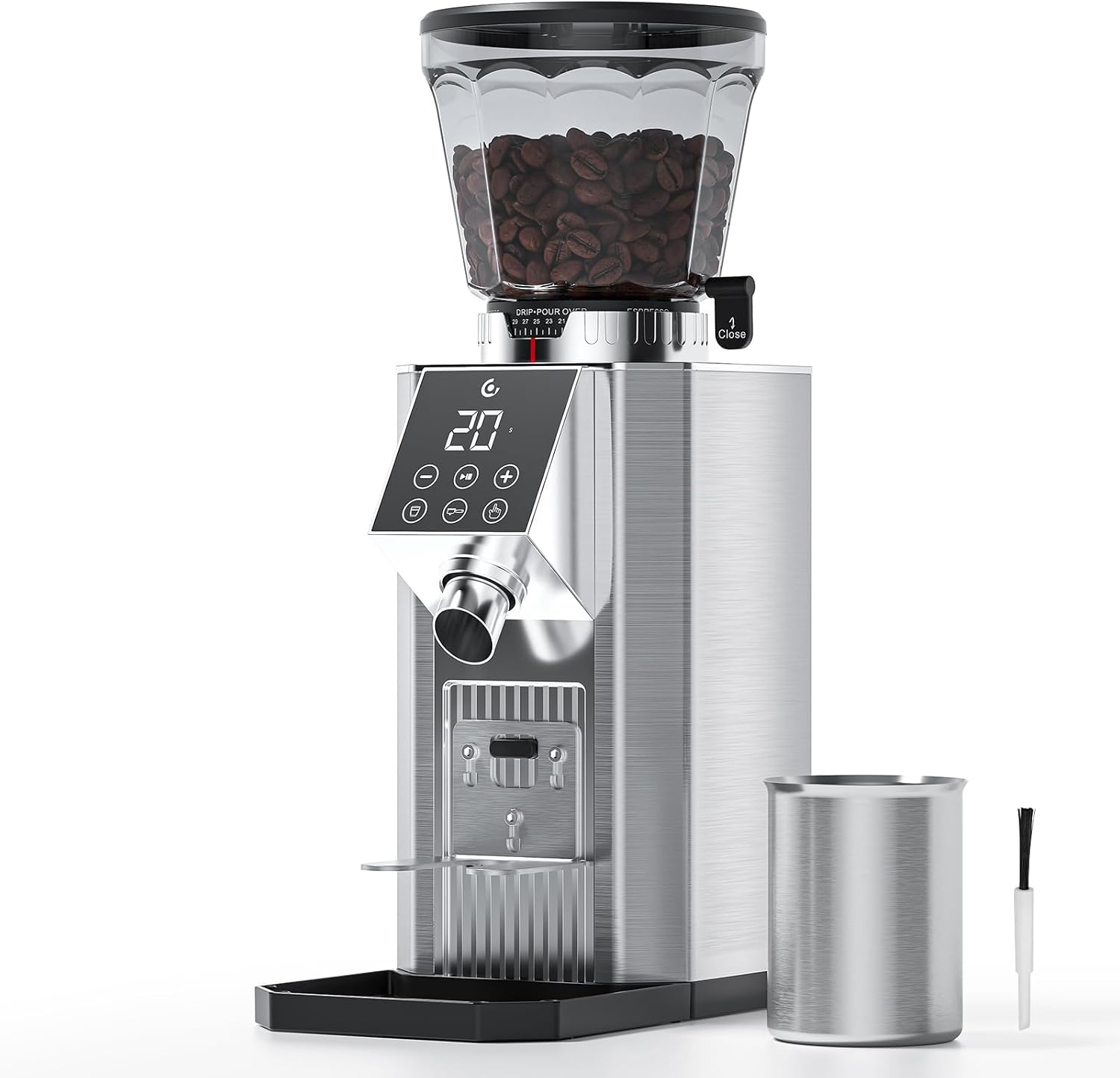 Elektrische Koffiemolen met 45 standen & RVS - 34% Korting!