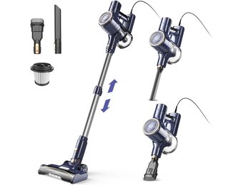 Steelstofzuiger met Kabel, 6-in-1, 23Kpa, Hemelsblauw, 34% Korting