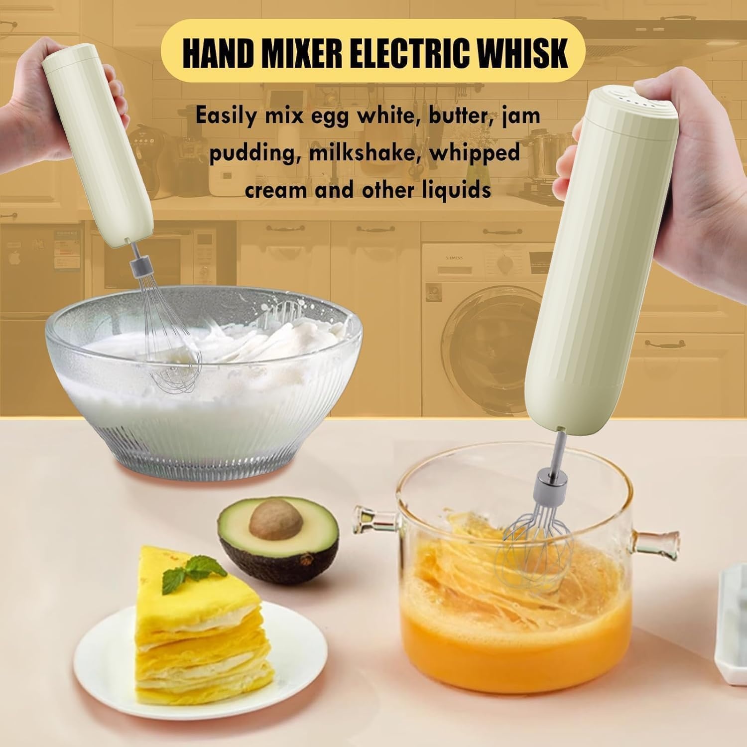 Elektrische Handmixer 3-in-1 Draadloos (33% Korting)