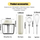 Elektrische Handmixer 3-in-1 Draadloos (33% Korting)