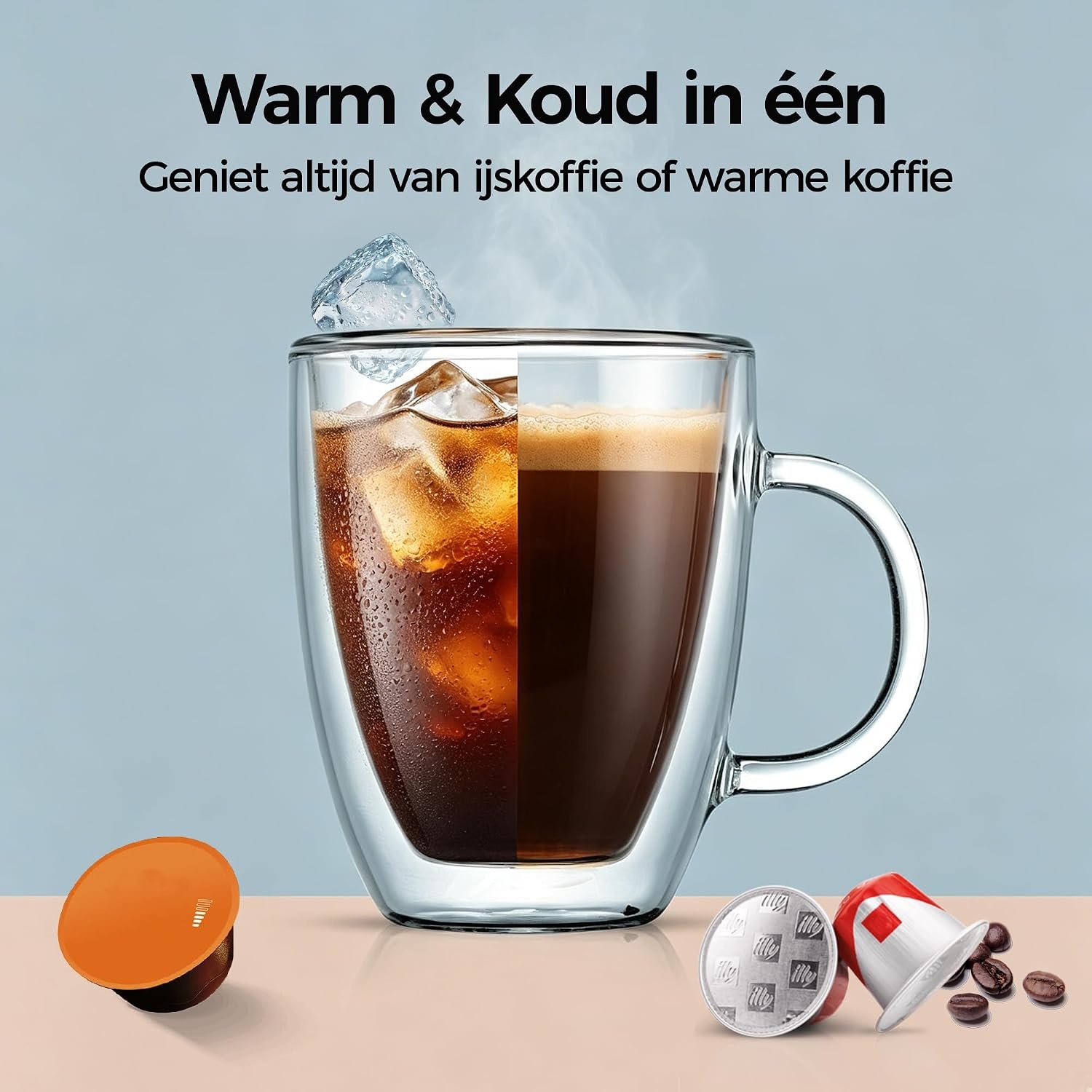 Kapselkoffiemachine 4-in-1 Zwart - 35% Korting