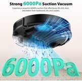 Robotstofzuiger met Dweilfunctie & Afzuigstation - 6000 Pa - 35% Korting