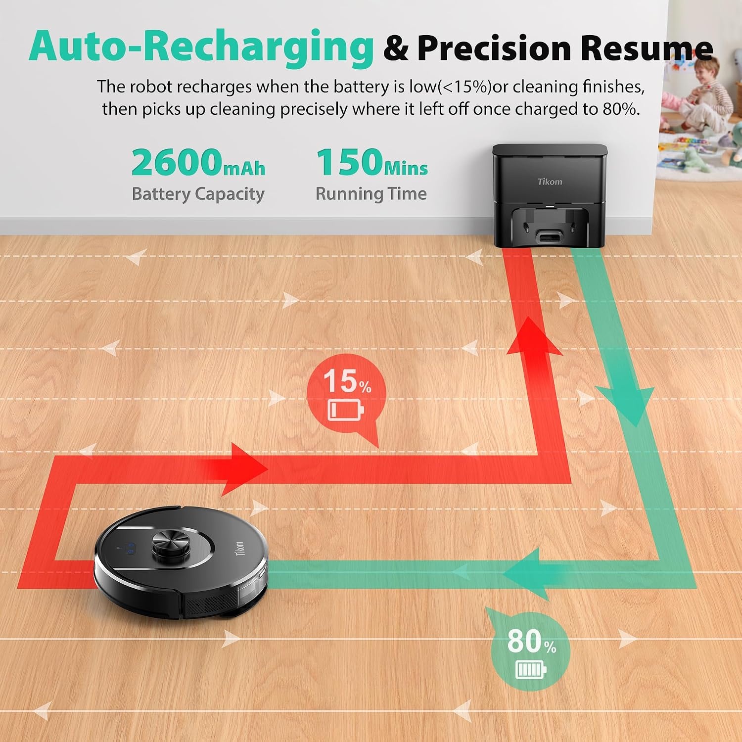 Robotstofzuiger met Dweilfunctie & Afzuigstation - 6000 Pa - 35% Korting