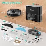 Robotstofzuiger met Dweilfunctie & Afzuigstation - 6000 Pa - 35% Korting