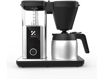 ZACHVO Filterkoffiezetapparaat Zwart - 1,25L - 33% Korting