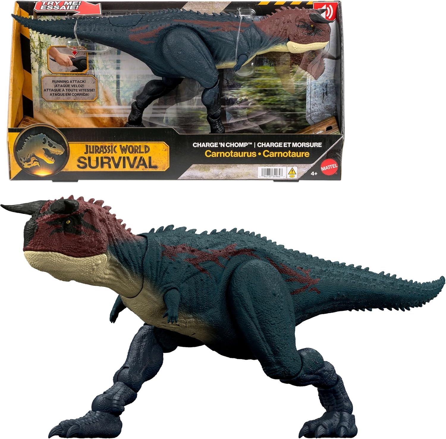 Mattel Jurassic World Carnotaurus Actiefiguur - 34% Korting