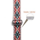 Verstelbare Canvas Schouderband 3.8cm | Vervangende Riem 75-135cm | 73% Korting