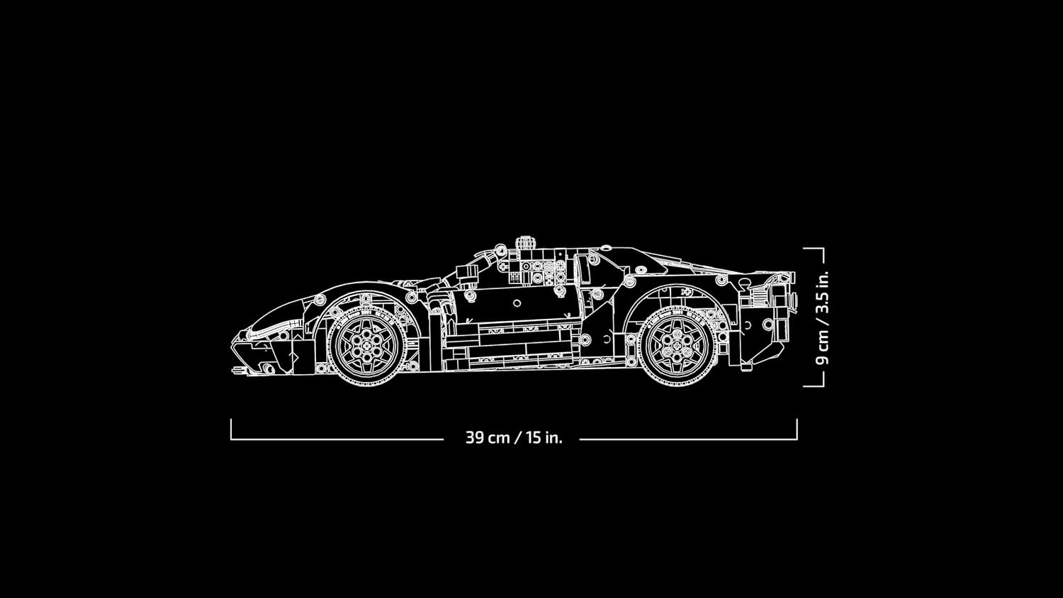 LEGO Technic Ford GT 2022 Bouwpakket 1:12 - 59% Korting