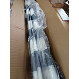 vidaXL Rolgordijn Buiten Antraciet/Wit 120x270cm - 58% Korting