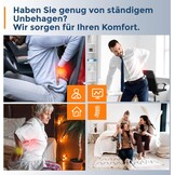 Draadloze Warmtegordel Rug met Massage - 34% Korting